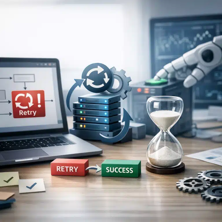 retry-logik i automatiseringer