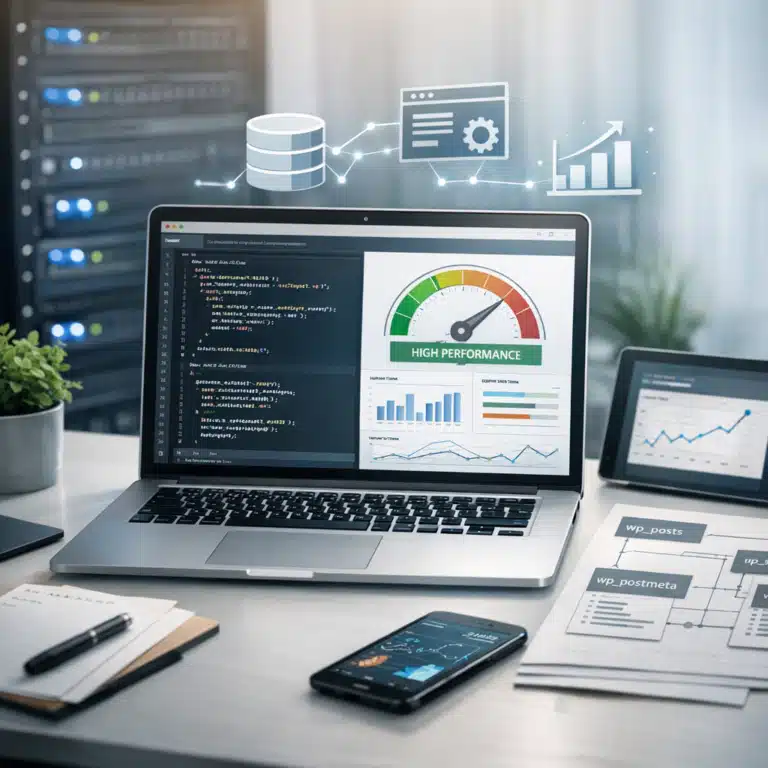 wp query optimering ved mange sider